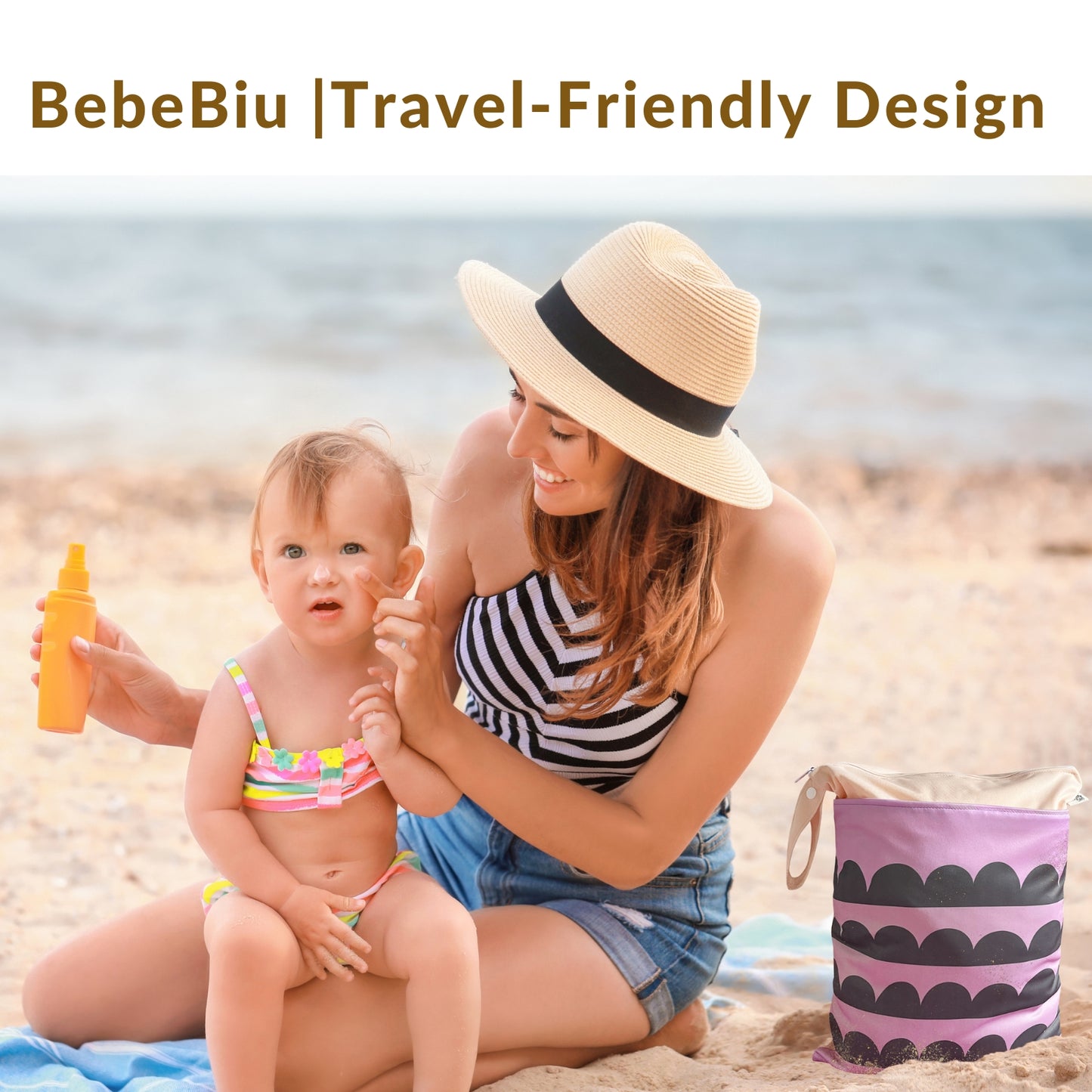 Cloth Diaper Wet Bags (Blue Star)