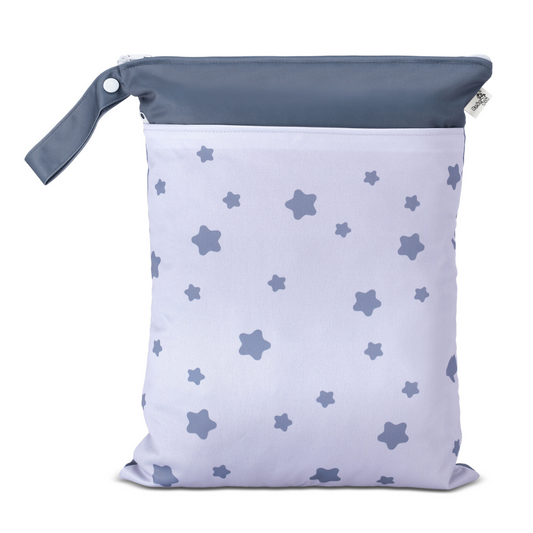 Cloth Diaper Wet Bags (Blue Star)